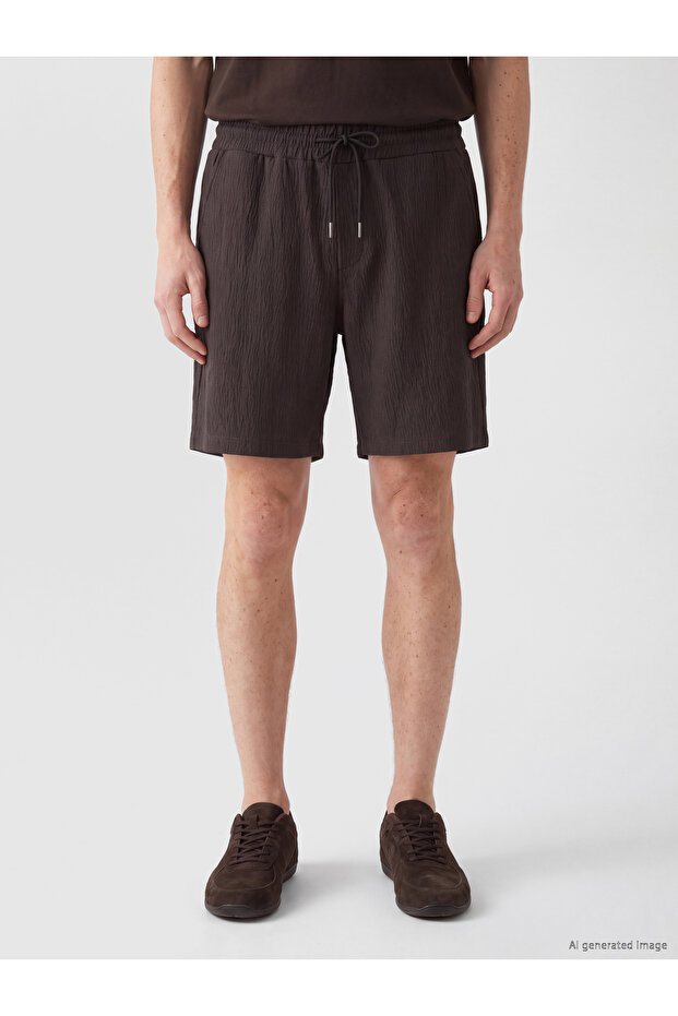 Lcw Vision Brown Regular Fit Men's Shorts