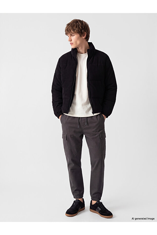Standard Fit Gabardine Men's Cargo Pants for Style Enthusiasts from Uzg Store