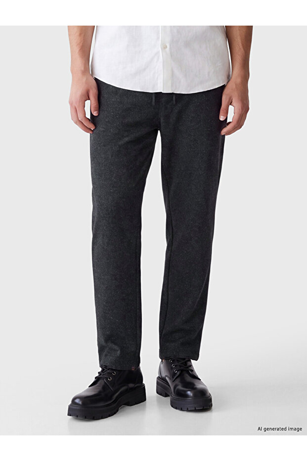 Peak New Season Black Regular Fit Men's Sweatpants
