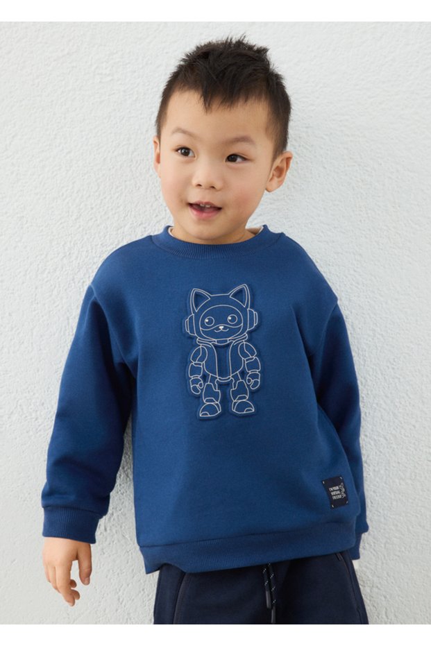 Boy's Printed Sweatshirt 4459