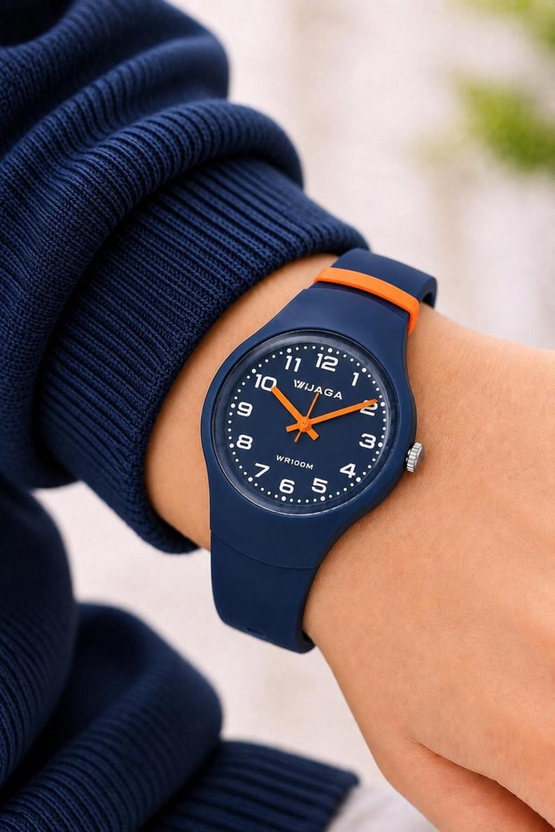Analog 5 Atm Water Resistant Two Year Warranty Sports Children's Wristwatch Vs.Blkt.1206