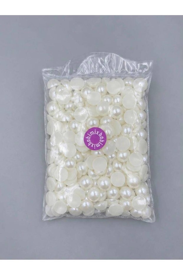 20mm Half Pearls 100 Pieces - Pearls, Beads, Embellishments