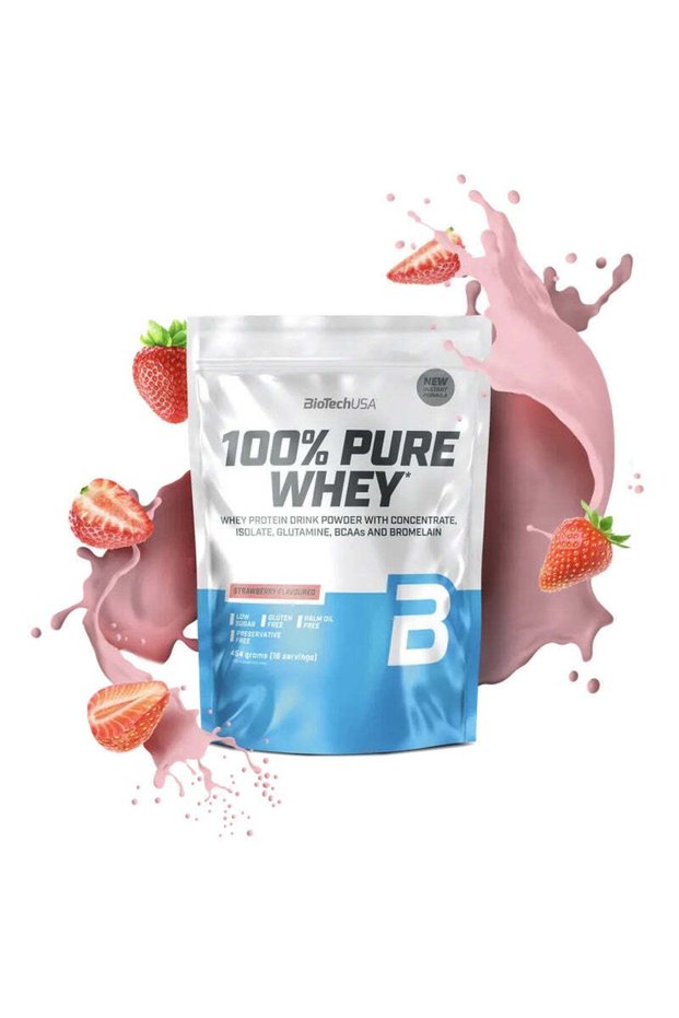Biotechusa Pure Whey Protein 454 Gr - Strawberry