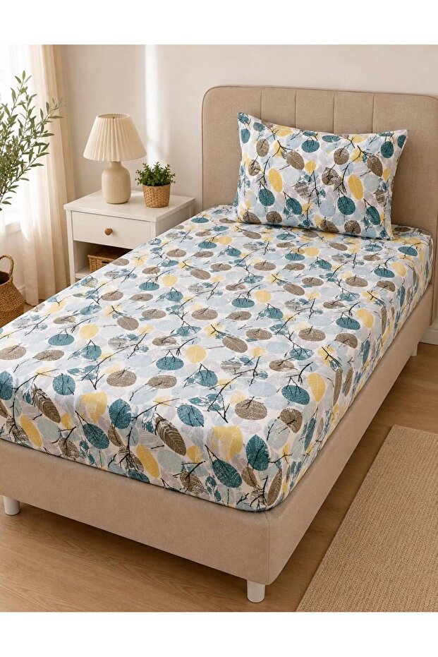 Single Elastic Sheet Set + Pillowcase 100X200