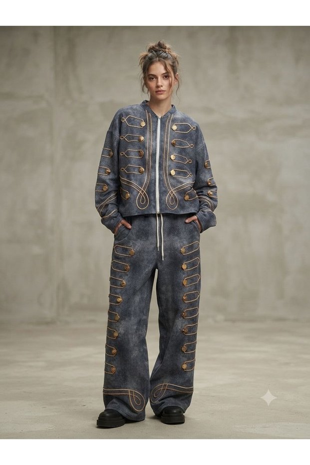 Women's Button Detailed Suit