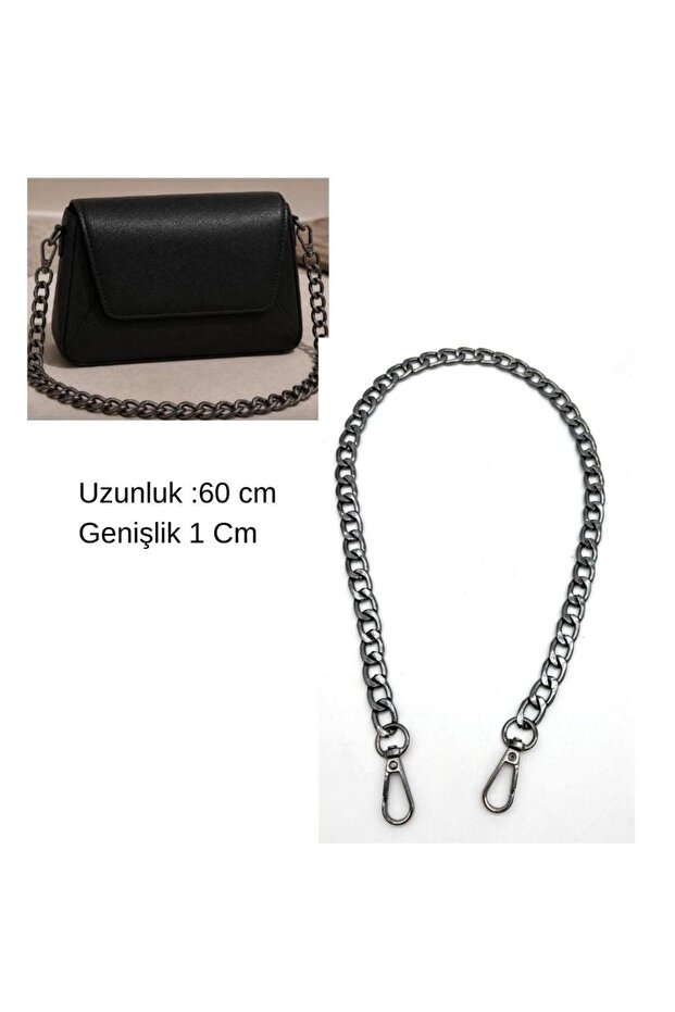 60 cm Smoked Color Bag Chain with Hook