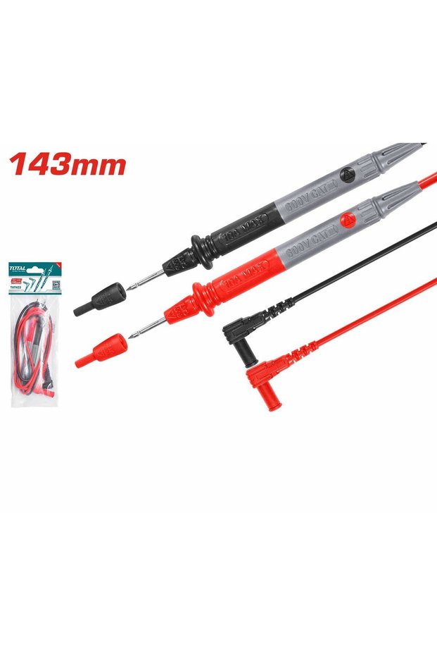 Cabluri pentru multimetru TOTAL, 100cm