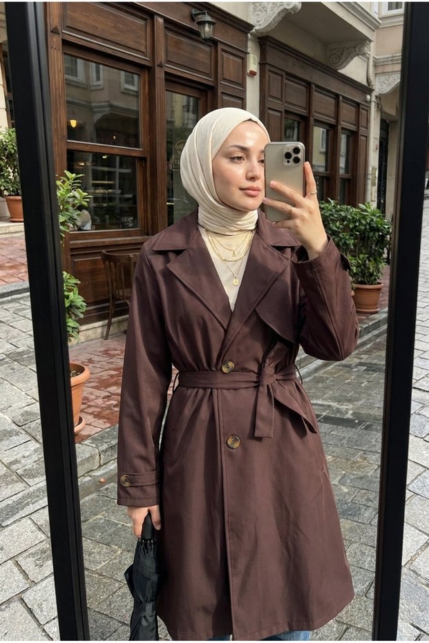 Women's First Frost Women's Trench Coat – Waterproof Belted City Trench