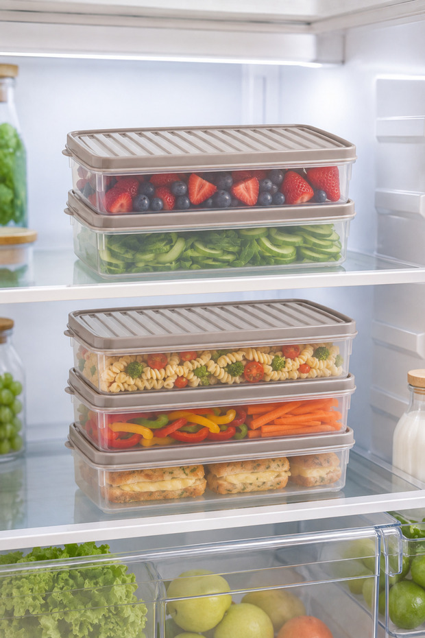 Deep Freezer Storage Container & Storage Container & Set of 5
