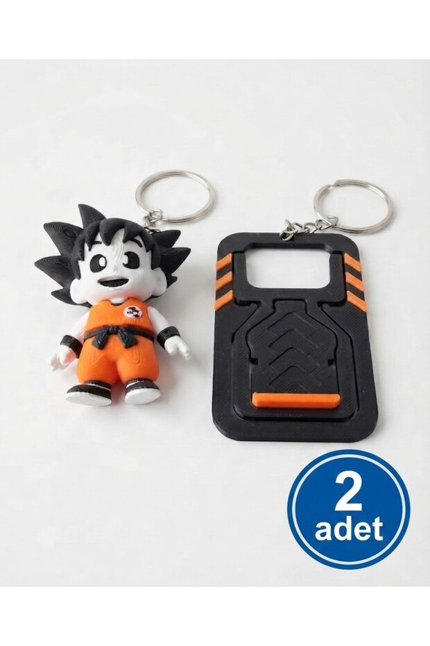 3D Animated Character Keychains Quality Product 2 Pieces