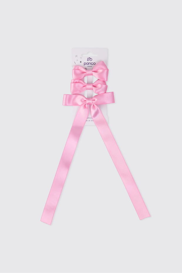 Girl's 3-Piece Pink Buckle Set