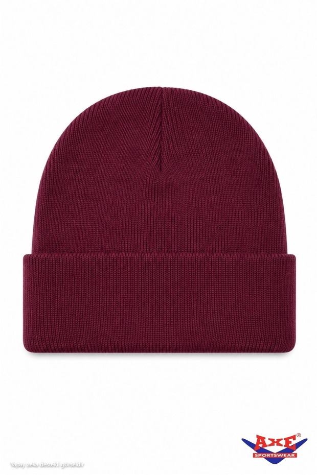 Unisex Winter Folded Basic Knitwear Beanie Warm Soft Textured Flexible Classic Beanie