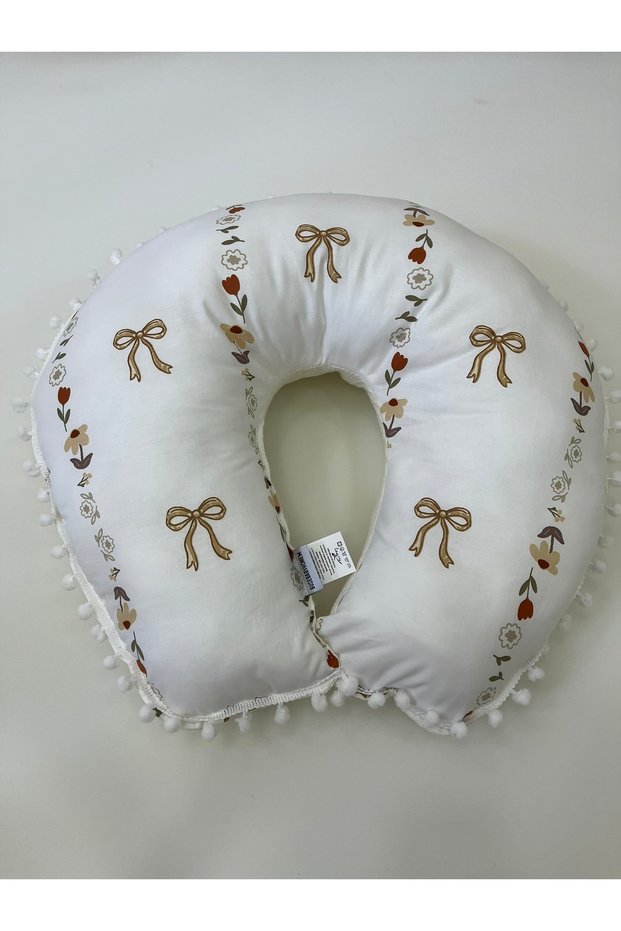 Cream Double-Sided Breastfeeding Pillow/Breastfeeding Cushion/Baby Support Cushion/Pregnancy Pillow