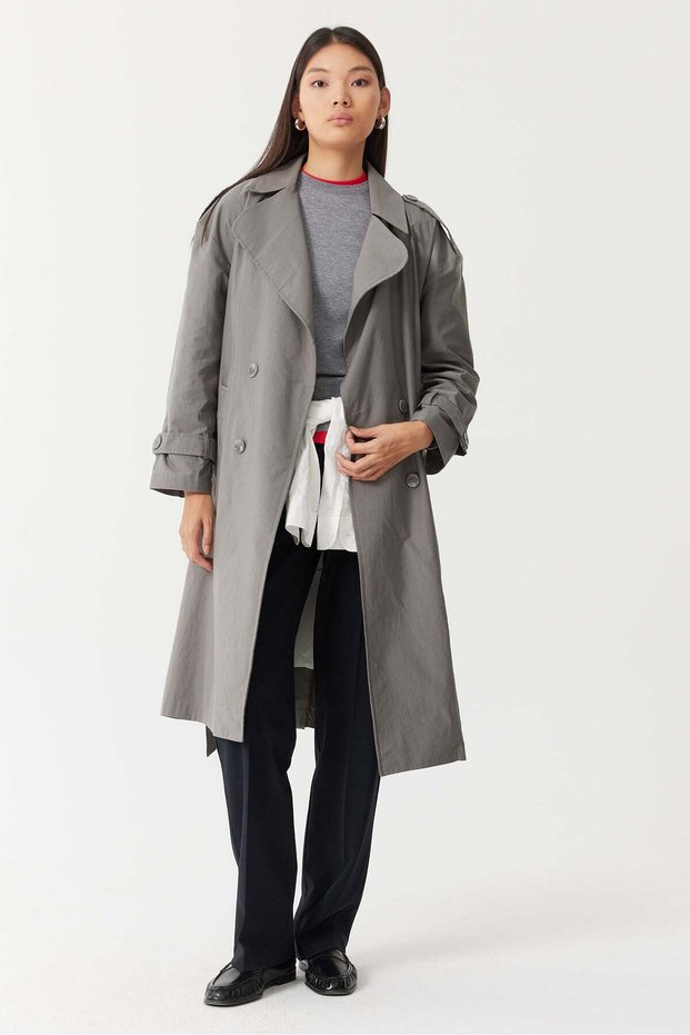 Women's Belted Trench Coat
