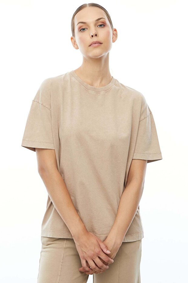 Washable basic oversize t-shirt