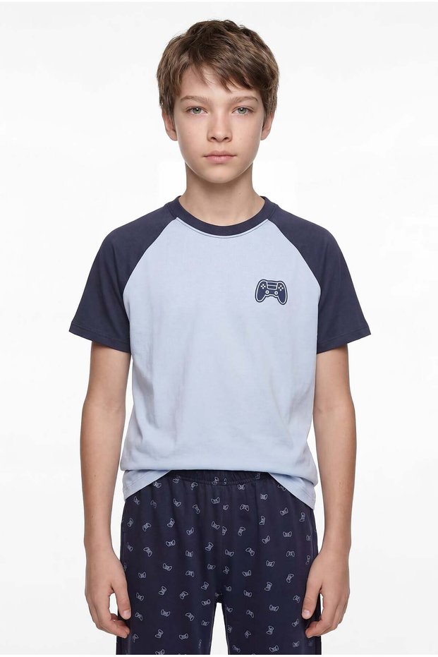 Boy's Color Mixed Pajama Set