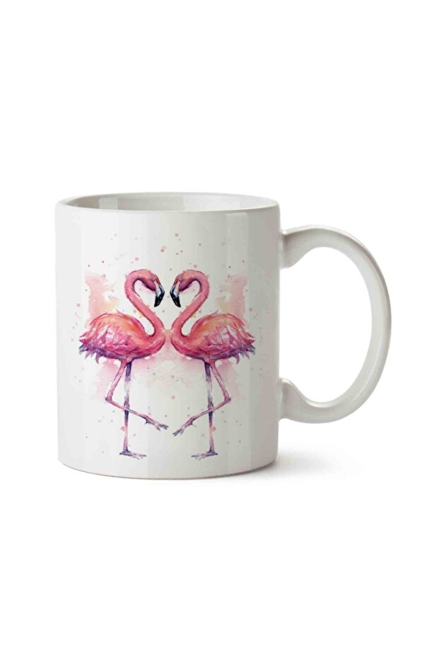 كوب فلامينجو لوف مطبوع على الجانبين