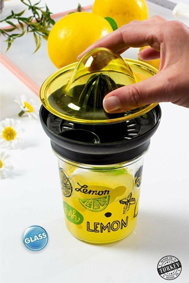 عصارة ليمون مخروطية منقوشة 320 سم مكعب - 5