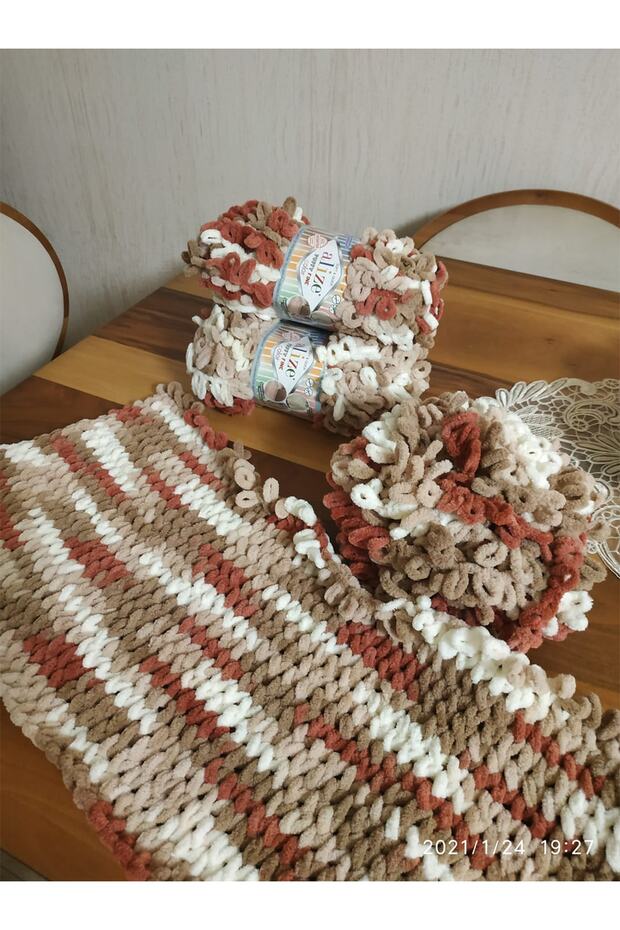 Puffy Fıne Color Kışlık El Örgü Ipleri_renk: 5945 - 5