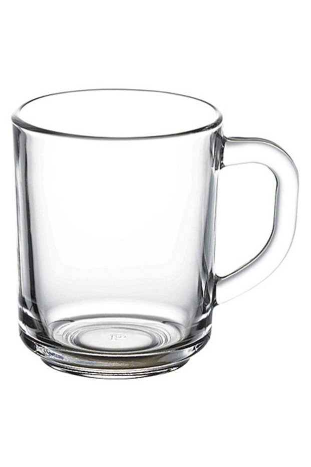 Glass Cup with Handle 250Cc 1 Piece 55029