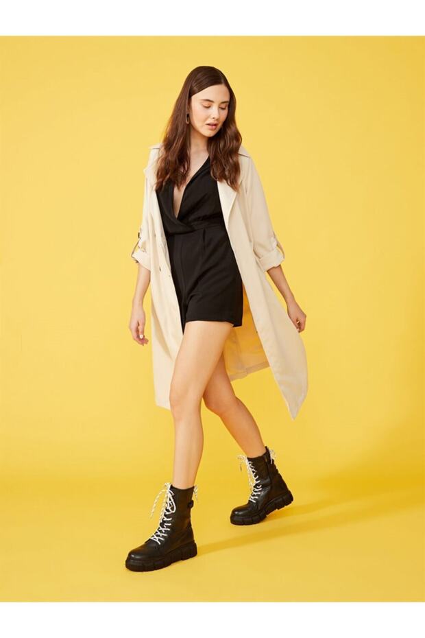 Ride Siyah Deri Bot - 5