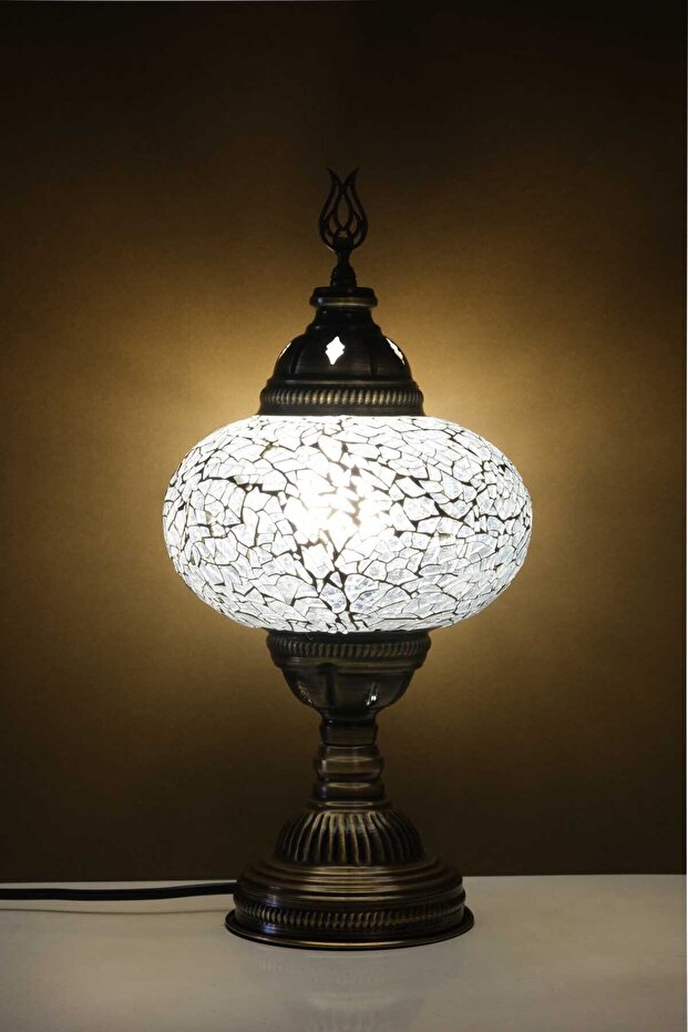Mosaic Glass Table Lamp, Turkish Lamp, Decorative Table Lighting, Special Design