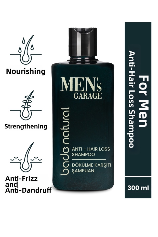Men's garage anti-hair loss shampoo - nourishing & strengthening - 300ml