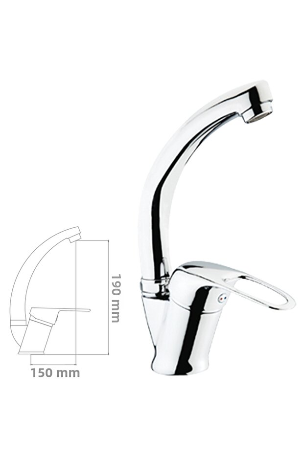 Bella Series Swan Sink Battery