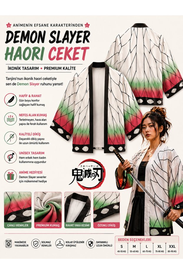 Anime Demon Slayer Demon Slayer: Kimetsu No Yaiba Zenitsu Unisex Kimono Konnichiwa