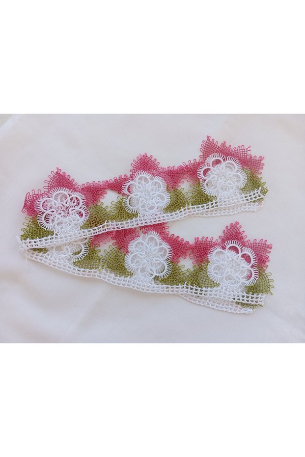 Needlepointed Towel Edge