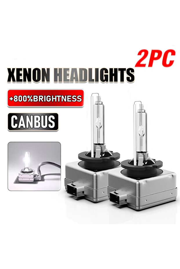 D2S 6000 K 2pcs D1S D3S D2S D4S HID Xenon Headlight Bulb Bi-xenon Projector Lens Replacement Car Bul