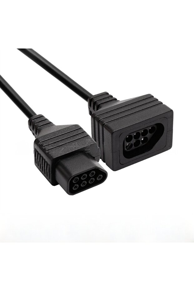 كابل تمديد لوحدة تحكم ألعاب NES 7P، سلك توصيل لوحدة التحكم في ألعاب NES 7P، طول 1.8 متر