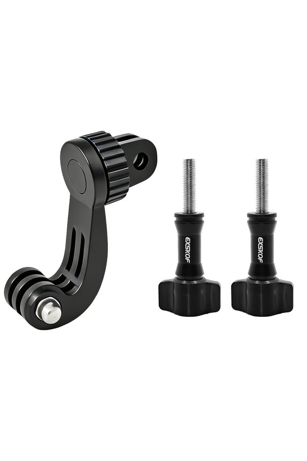 Adapter B 2x Screw 3-Prong to 2-Prong Tripod Mount Adapter Adjustable Angle Vertical L Bracket Conne
