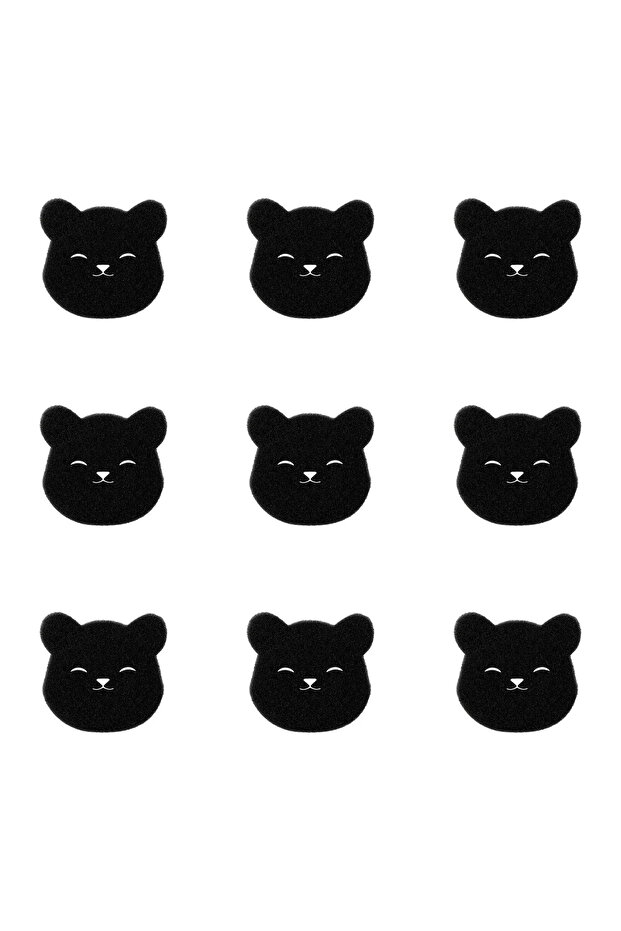 Bear 9PCS 9PCS Pet Hair Remover Bear Shape Laundry Ball Washing Machine Lint Catcher Reusable Clothe