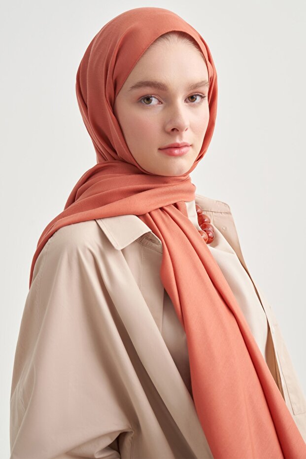 Double Sided Silk Tile Slub Shawl