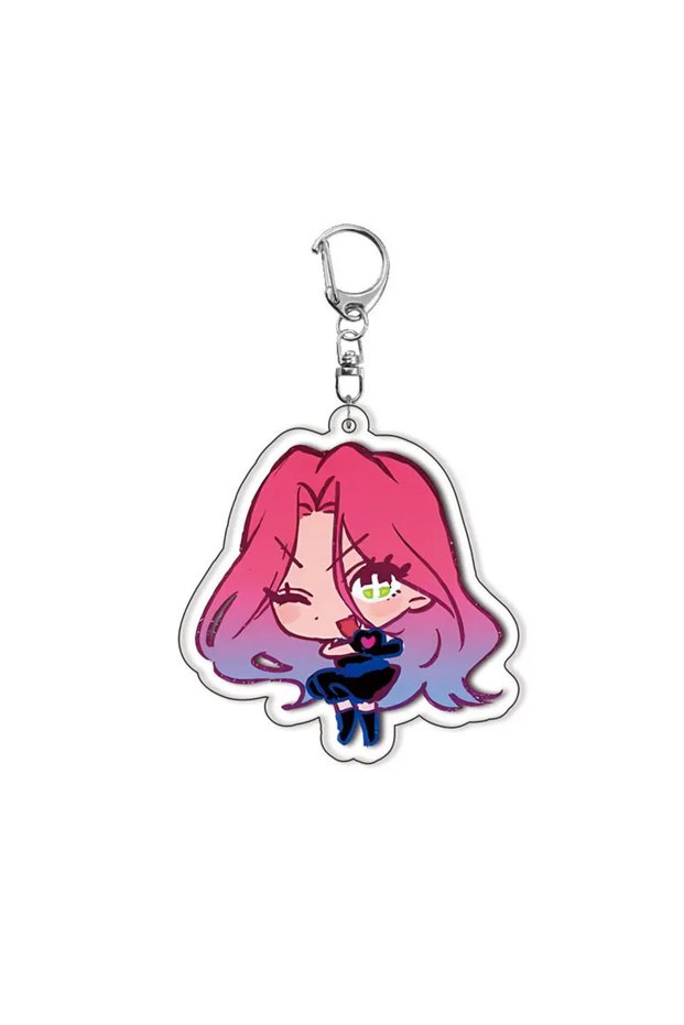 1 Anime Alien Stage Keychain Luka Ivan Till Mizi Hyuna Sua Key Chain Game Accessories Backpack Penda
