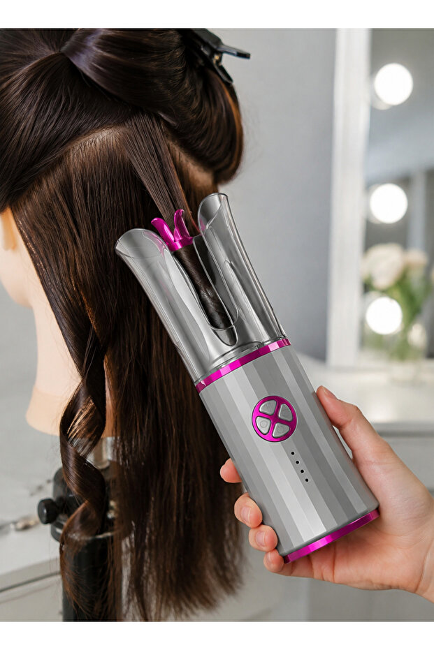 💇 Wireless Automatic Hair Curler - Fast Heating and Portable
