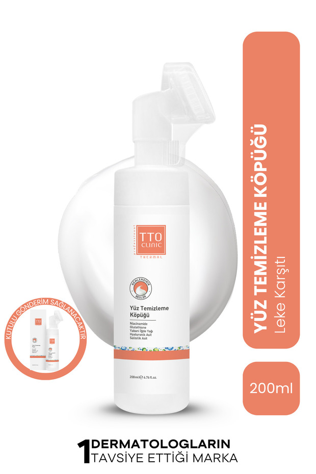 Facial Cleansing Foam Sebum Balancing 200 ml Salicylic Acid and Niacinamide Clinic Daily