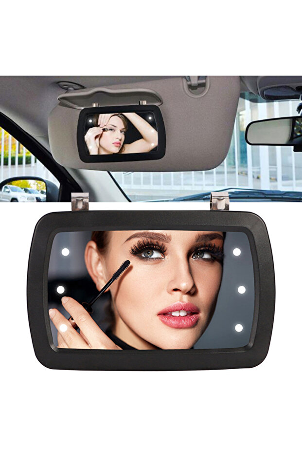 1 pcs Car Sun Visor Mirror Makeup Sun-shading Cosmetic Mirror Vanity Mirror Automobile Make Up Mirro
