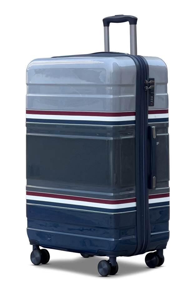 Travelus Expandable Printed PC 28 Inch (30-35kg) Luggage, Lightweight, Hard Shell, Combination Lock, Telescopic Handle, Suitcase