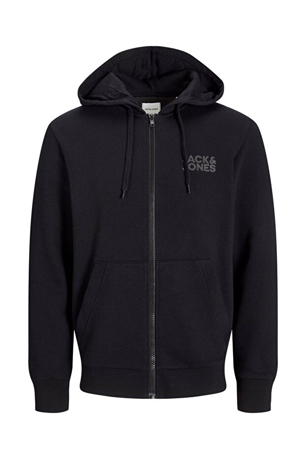 Jack Jones Corp Logo Zipper Hooded Men's Sweat 12265177
