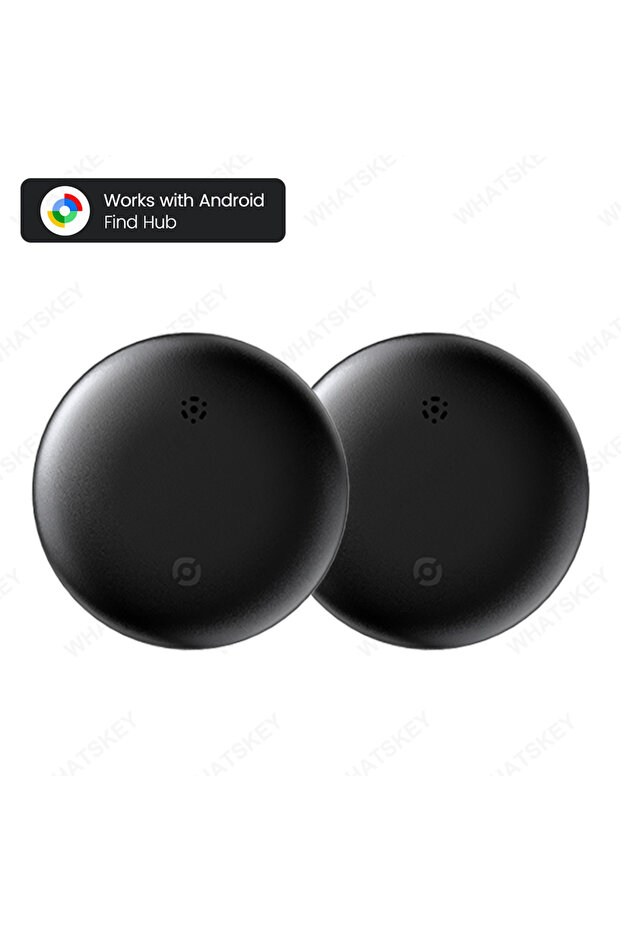 Black-2pcs 1-4Pcs Google Location Google Find My GPS Tracker Android Item Finder Compatible with (A