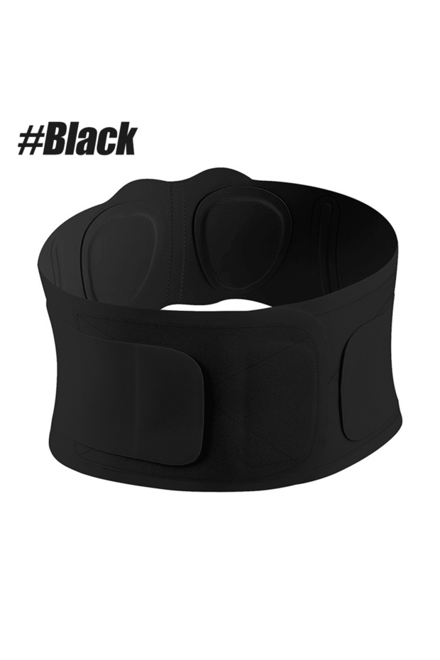 M Black 1pc New Thin Back Brace for Lower Back Pain Lumbar Support Belt for Men and Women, Waist Sup