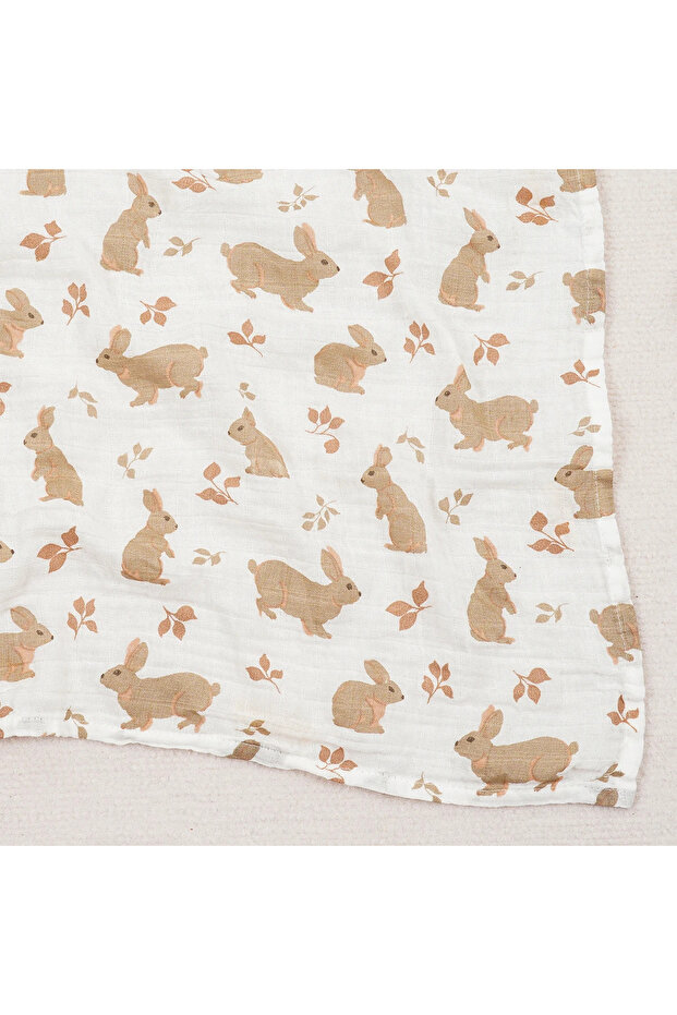 S157 100% Cotton 120*110cm 2 Layers Newborn Baby Bath Towel Wrap Muslin Swaddle Blankets