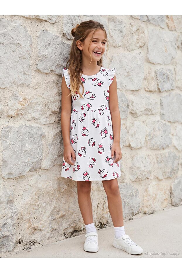 6-9 Years Old Dress - Off-White
