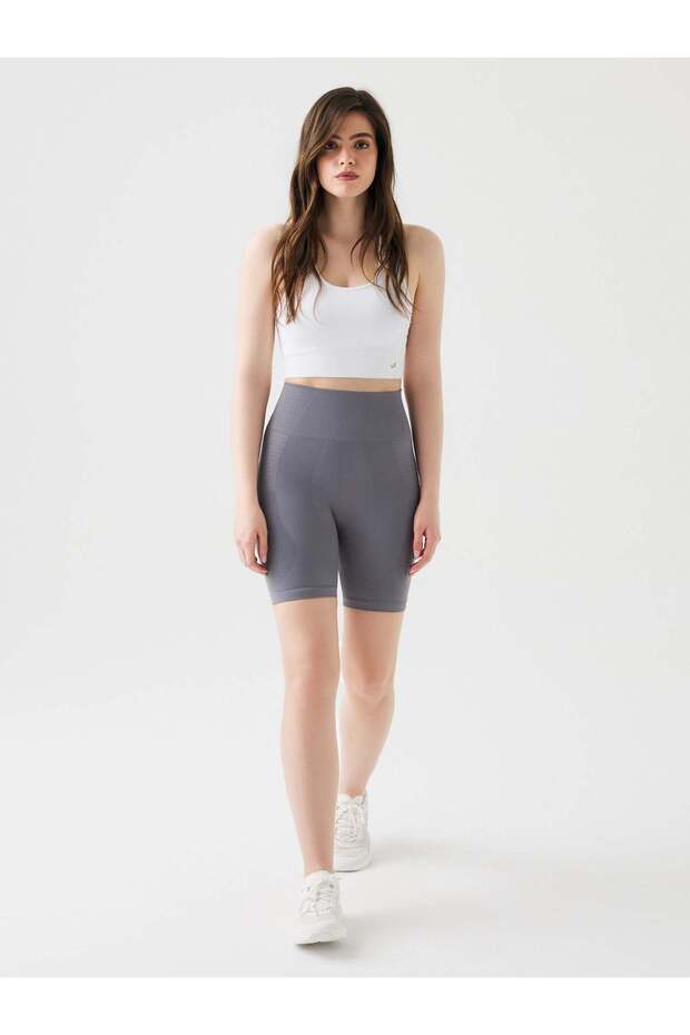 Gela Sculpting Sport Biker Tights Gray