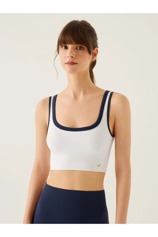 Lucia Bra White_Navy Blue