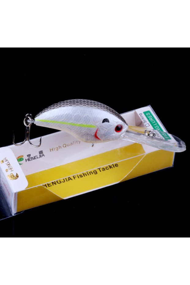 CB043 2 HENGJIA 11.7G 9CM Fishing Lures Rock Crank Bait Crankbait Minnow Bass Treble Hooks Swim Har
