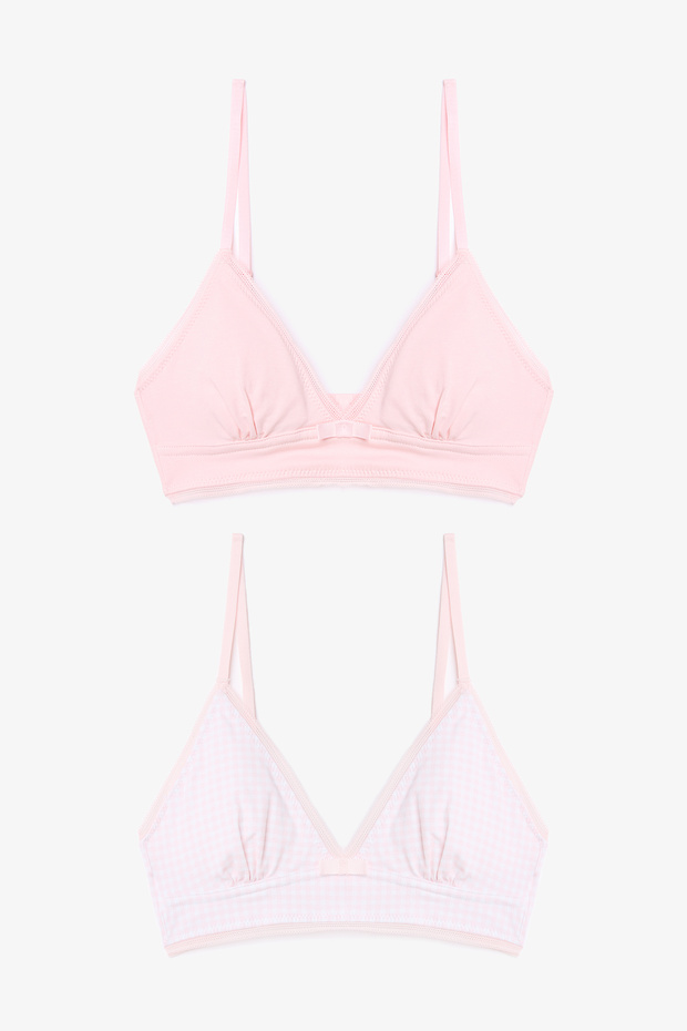 My First Bra Gingham Multicolor 2-Piece Bra