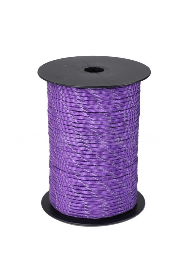 50m Purple 7-Core 550lb Paracord Rope Reflective 30/50/100m Dia 4mm Survival Parachute Cord For Outd